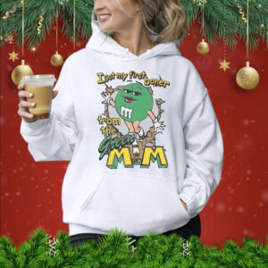 I got my first boner from the green M&M Shirt