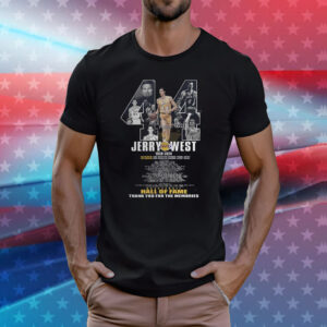 Jerry West 1938-2024 Basketball Hall Of Fame Thank You For The Memories Shirt