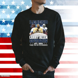 Legend Larry Allen 1971-2024 Thank You For The Memories Shirt