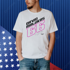 Meyer Shank Racing Merchandise David Malukas 66 Shirt