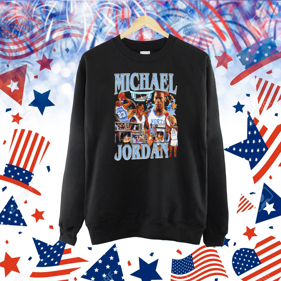Michael Jordan UNC Must See TV Graphic Shirt