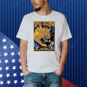 Official Poster King Gizzard And The Lizard Wizard June 3 2024 Les Nuits De Fourvière Lyon France Shirt