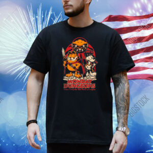 Monday Dungeons Garfield and Odie and Dungeons & Dragons Shirt