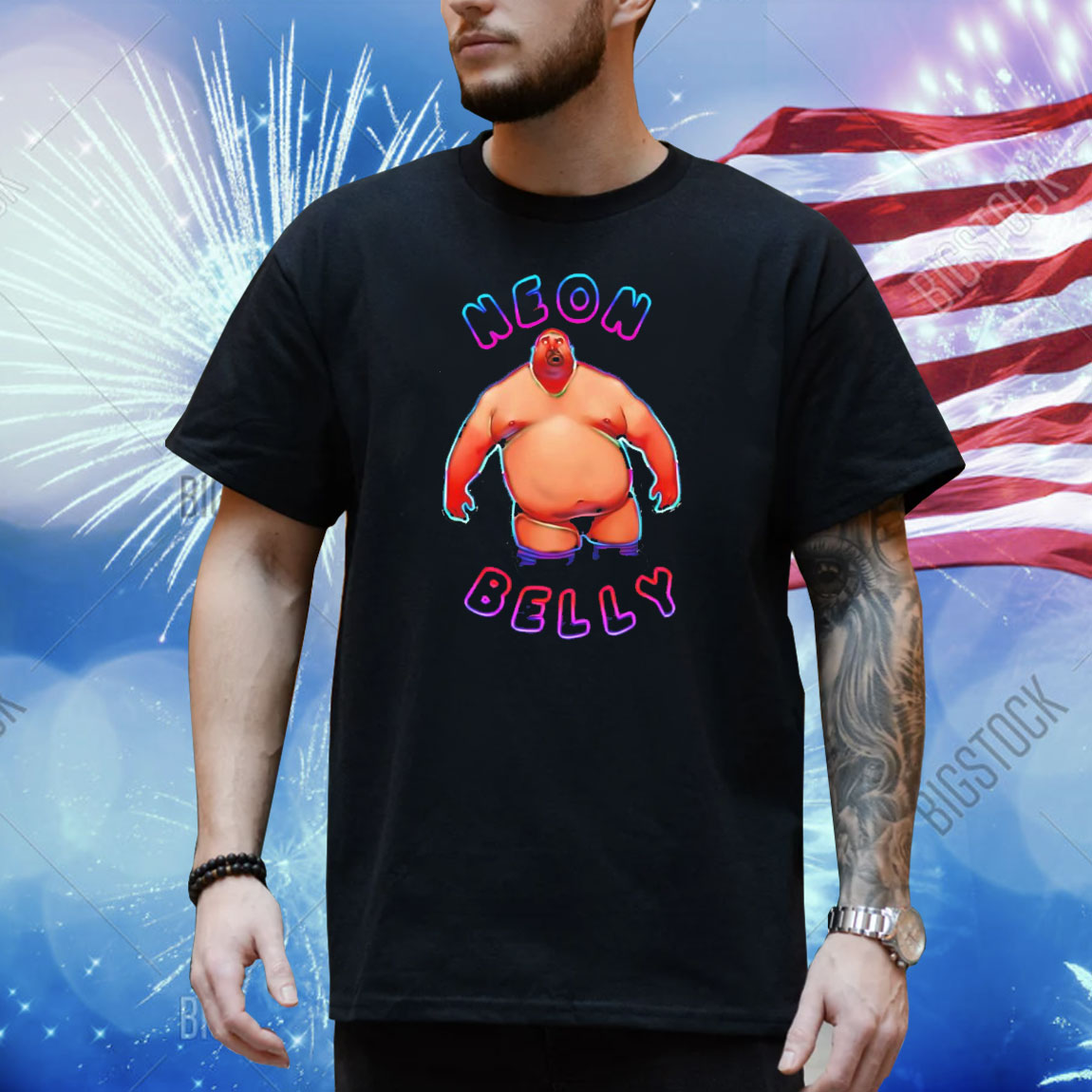 Neon Belly Shirt