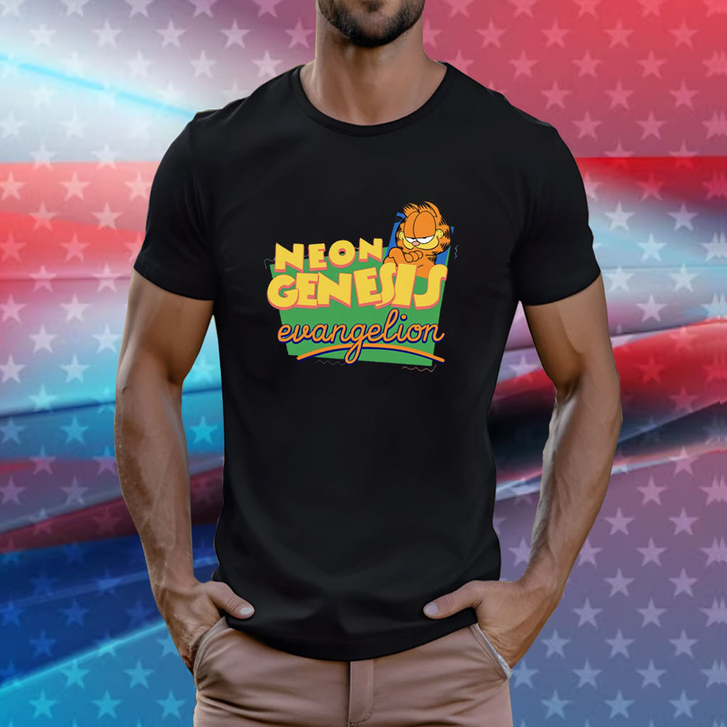 Neon Genesis Evangelion Garfield Shirt