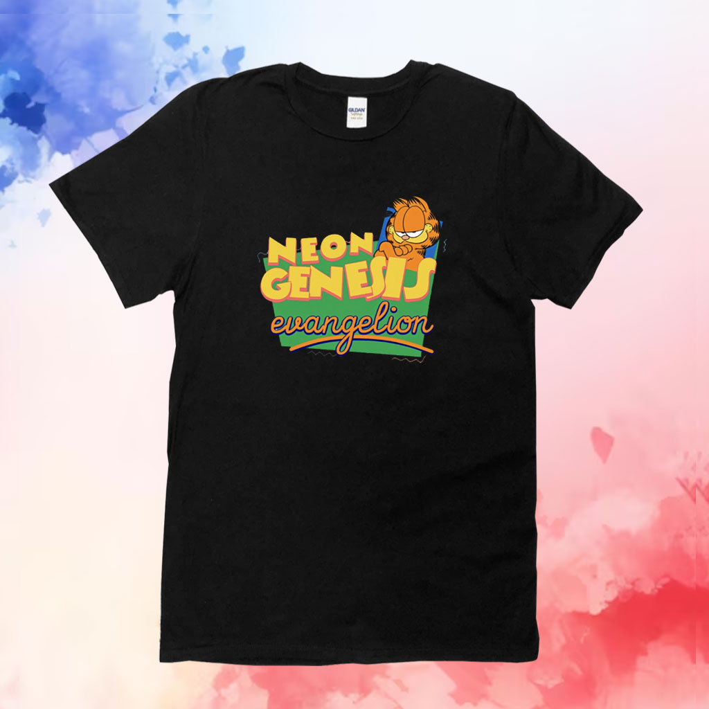 Neon Genesis Evangelion Garfield Shirt