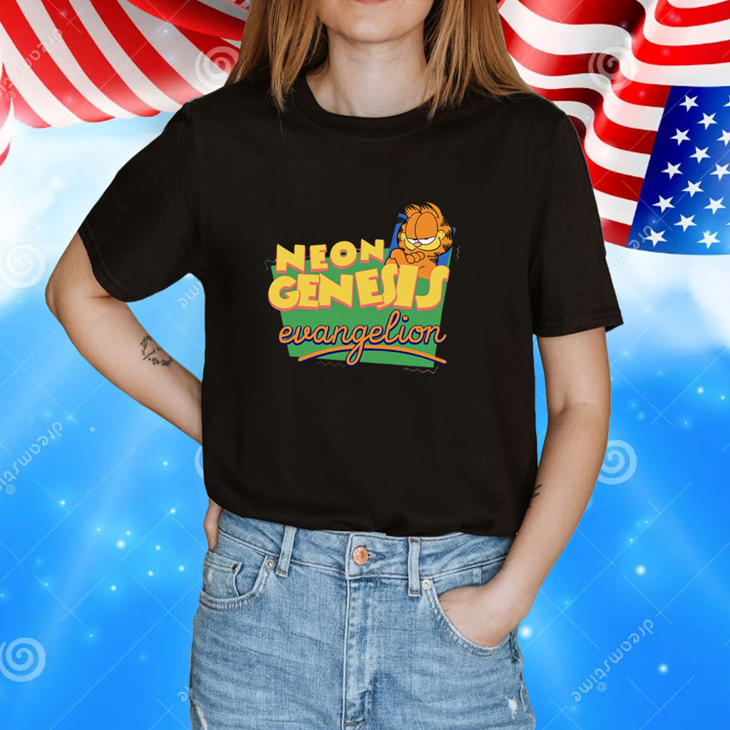 Neon Genesis Evangelion Garfield Shirt