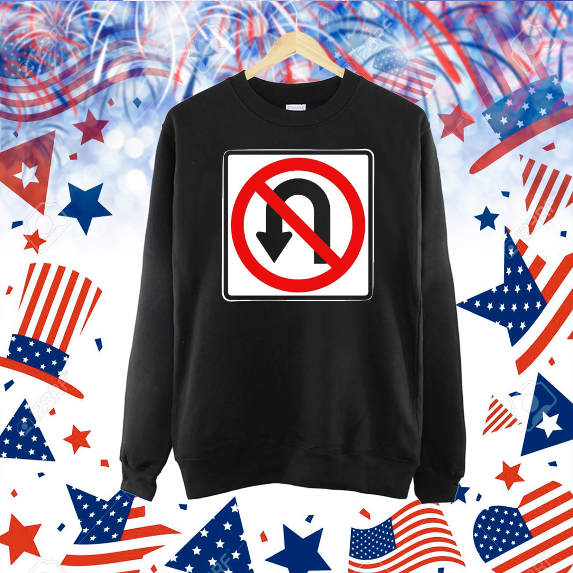 No u-turn road sign Shirt