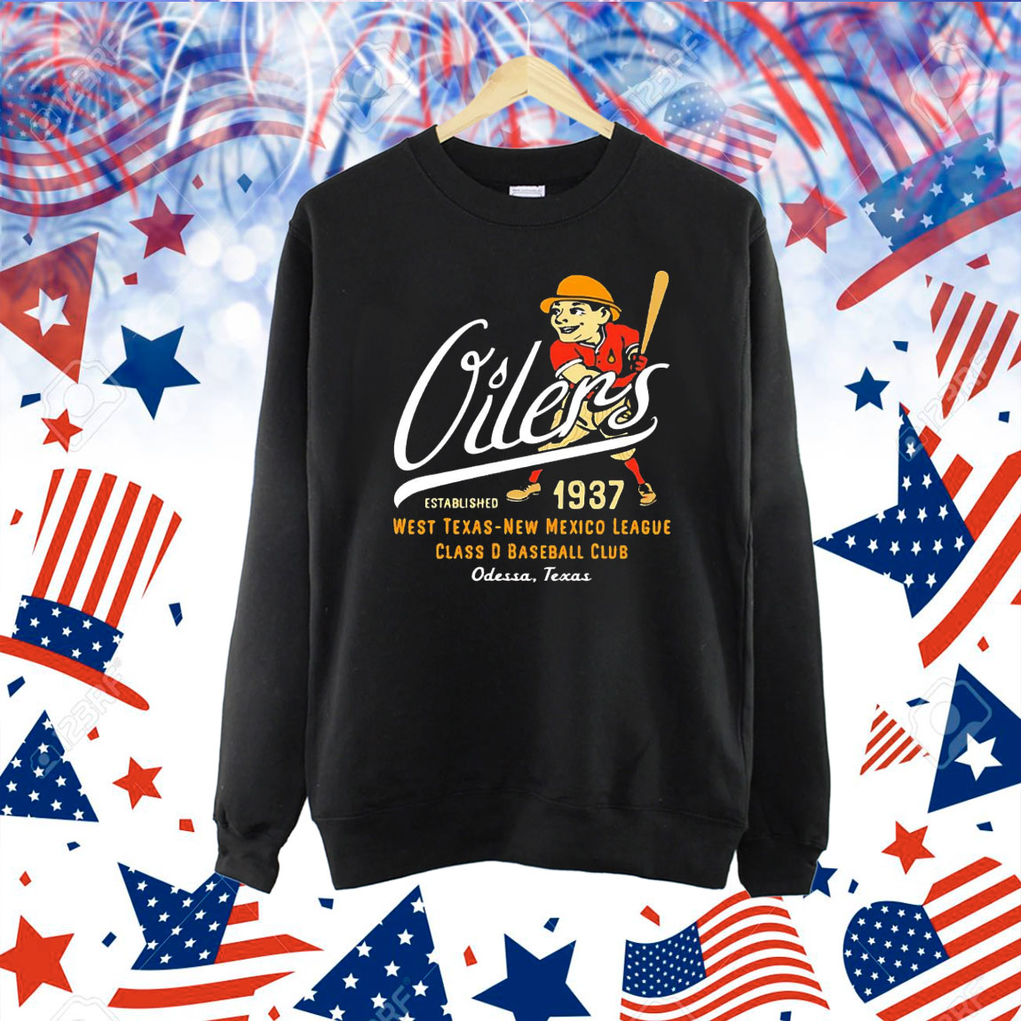 Odessa Oilers West Texas New Mexico League class D baseball club Shirt