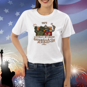 Official 1973 Godzilla Jet Jaguar In Godzilla Vs Megalon Shirt