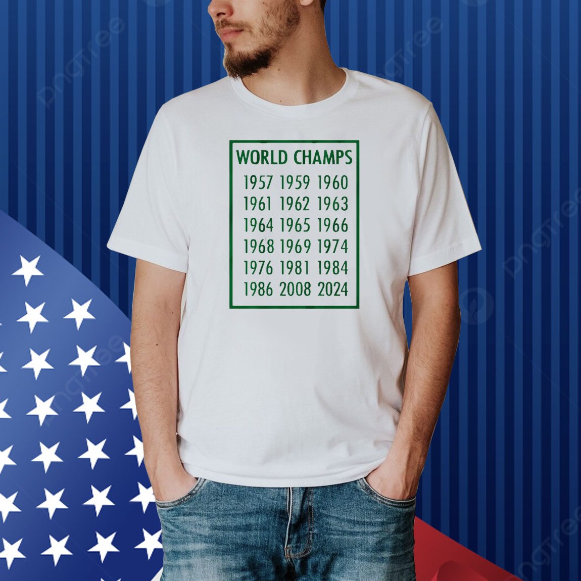 Official 2024 Boston Celtics Basketball 18-Time World Champions 1957-2024 Shirt