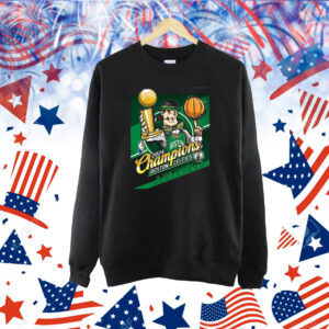 Official 2024 Boston Celtics Mascot 18-Time NBA Finals Champions Shirt