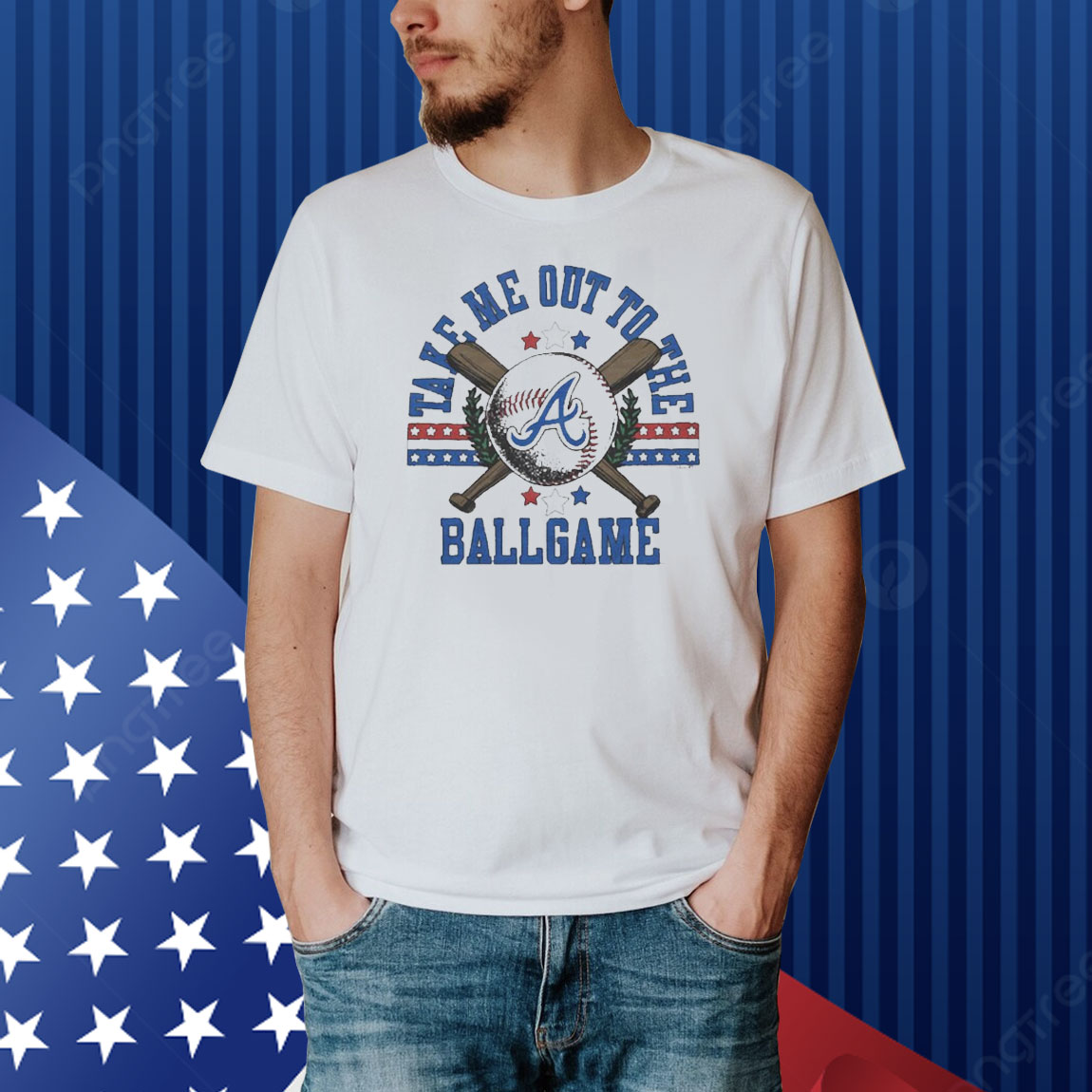 Official Atlanta Braves Take Me Out To The Ballgame 2024 Shirt