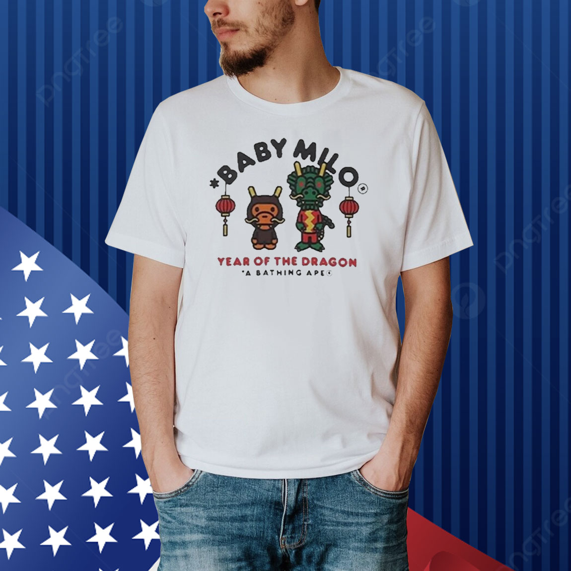 Official Baby Milo A Bathing Ape Year Of The Dragon A Bathing Ape Shirt