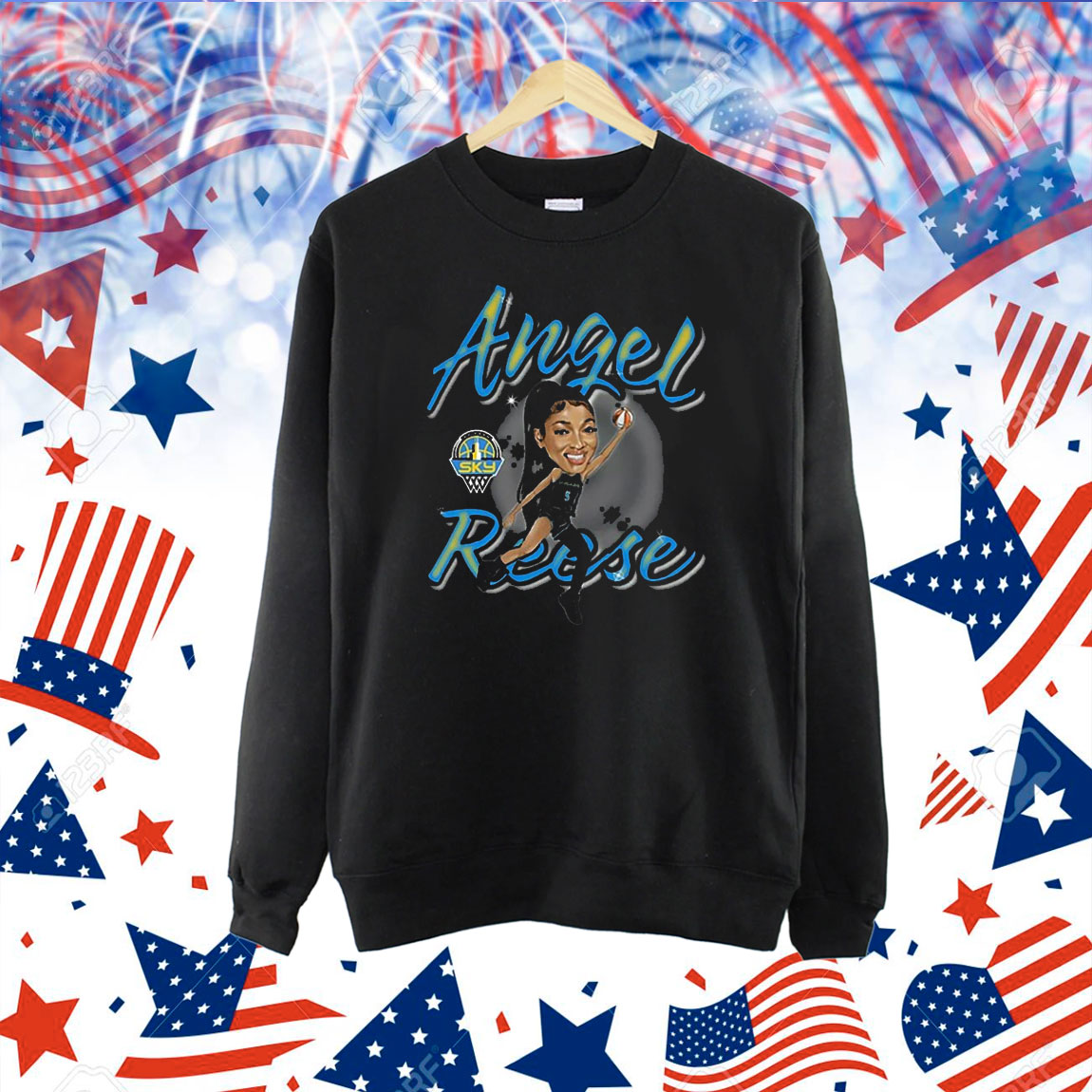 Official Benny The Butcher With An Angel Reese Chicago Sky Shirt