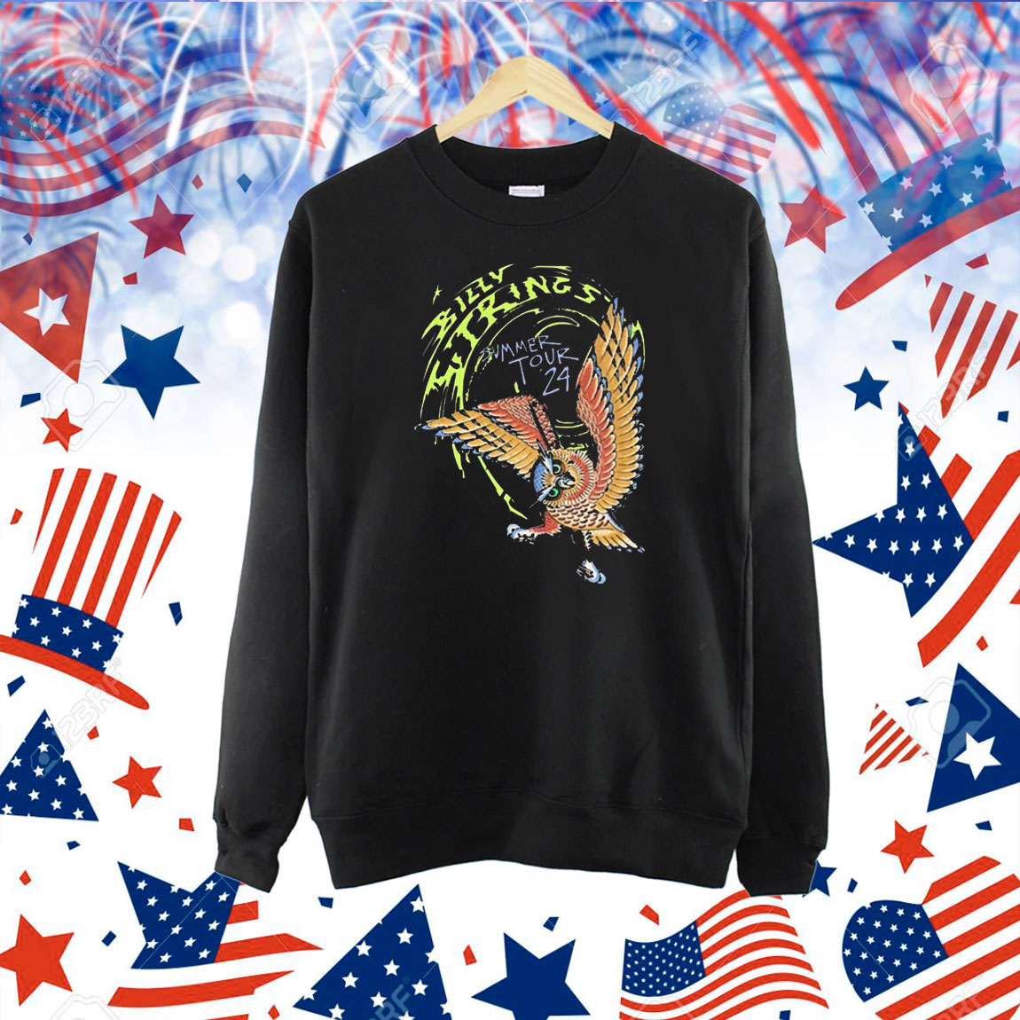 Official Billy Strings Owl Summer Tour 2024 Shirt
