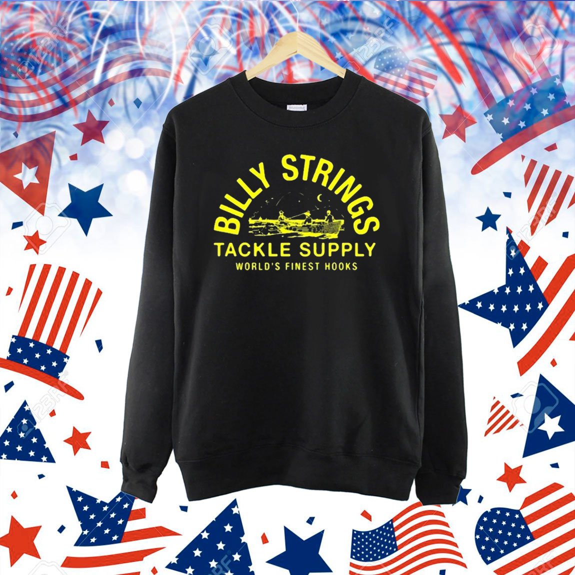 Official Billy Strings Tackle Supply World’s Finest Hooks Summer 2024 Shirt