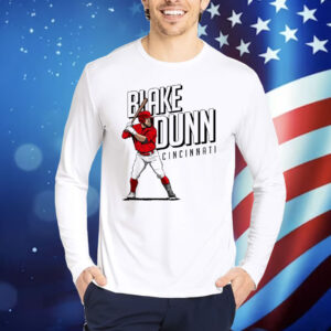 Official Blake Dunn Cincinnati Reds Player Shirt
