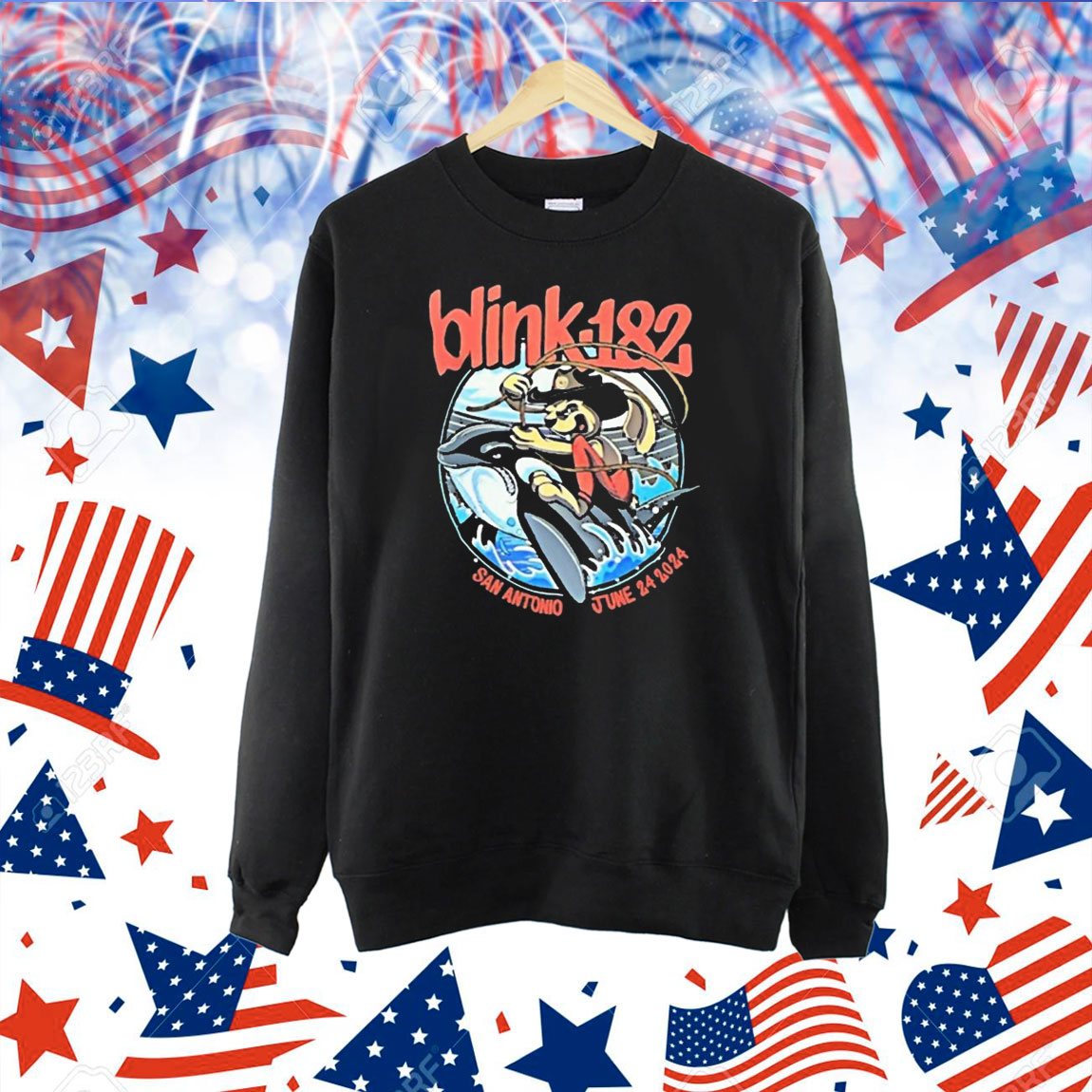 Official Blink-182 Frost Bank Center TX June 24 2024 San Antonio Shirt