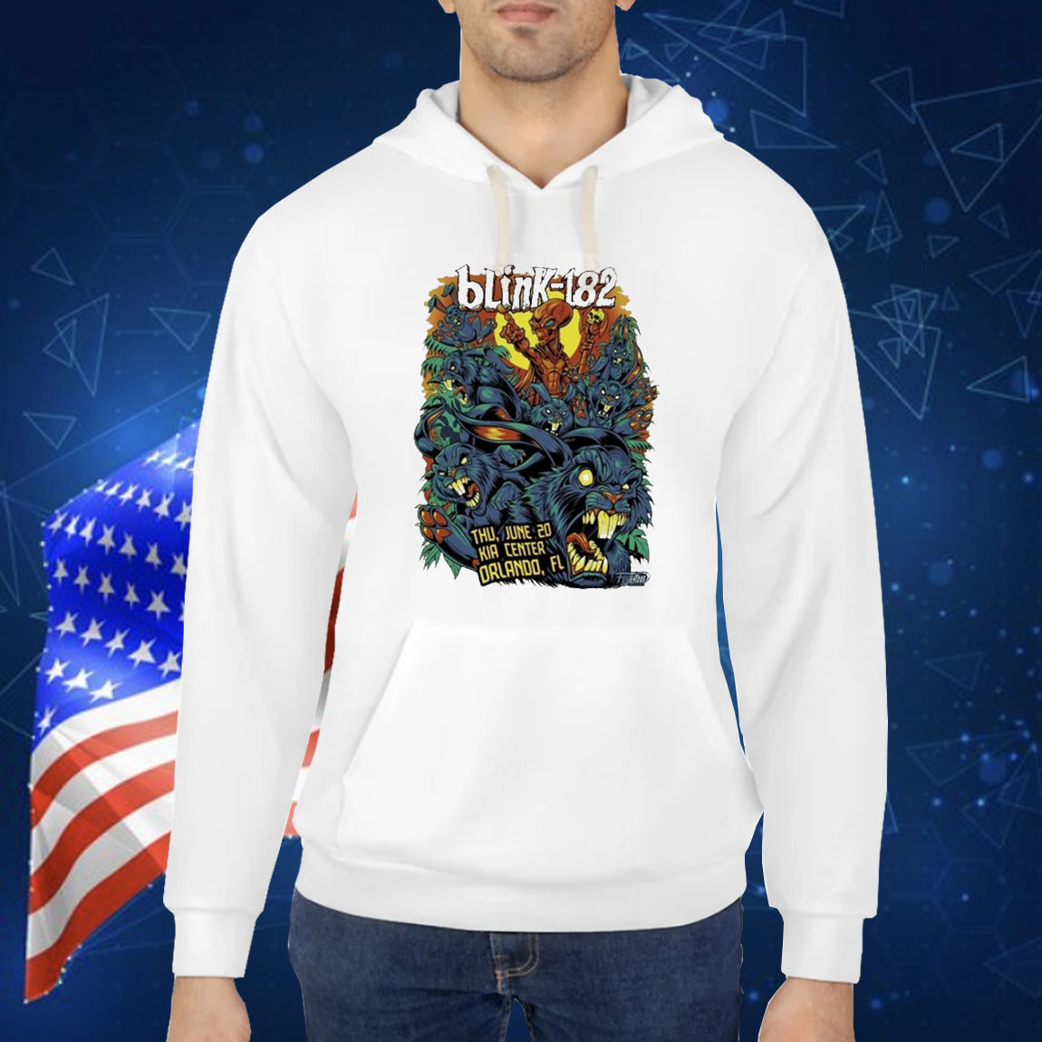Official Blink-182 Orlando Kia Center June 20 2024 Shirt
