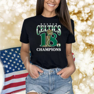 Official Boston Celtics 18-Time NBA Finals Champions Shirt