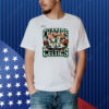 Official Boston Celtics 2023-2024 NBA Finals Champions Pull Up Jumper Caricature Shirt