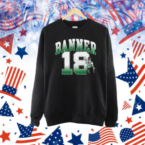 Official Boston Celtics Stadium Essentials 18-Time NBA Finals Champions Banner 18 Play Shirt