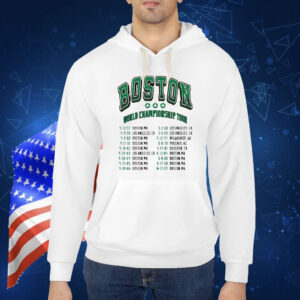 Official Boston Celtics World Championship Tour 2024 Shirt