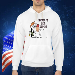 Official Burn It All Down Droopy Shirt