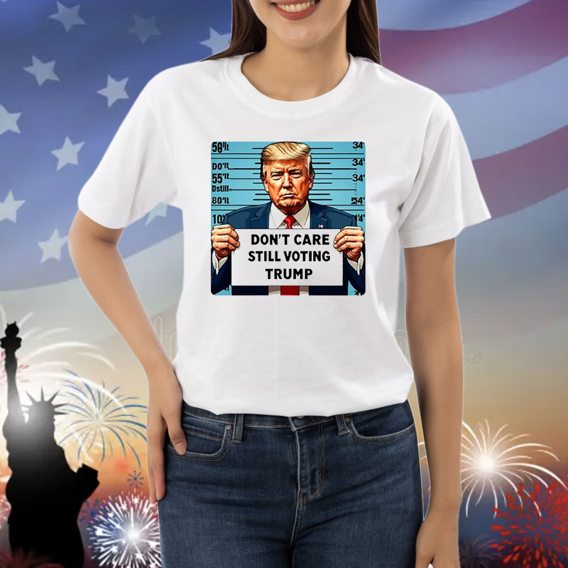Official Don’t Care Still Voting Trump 2024 Shirt