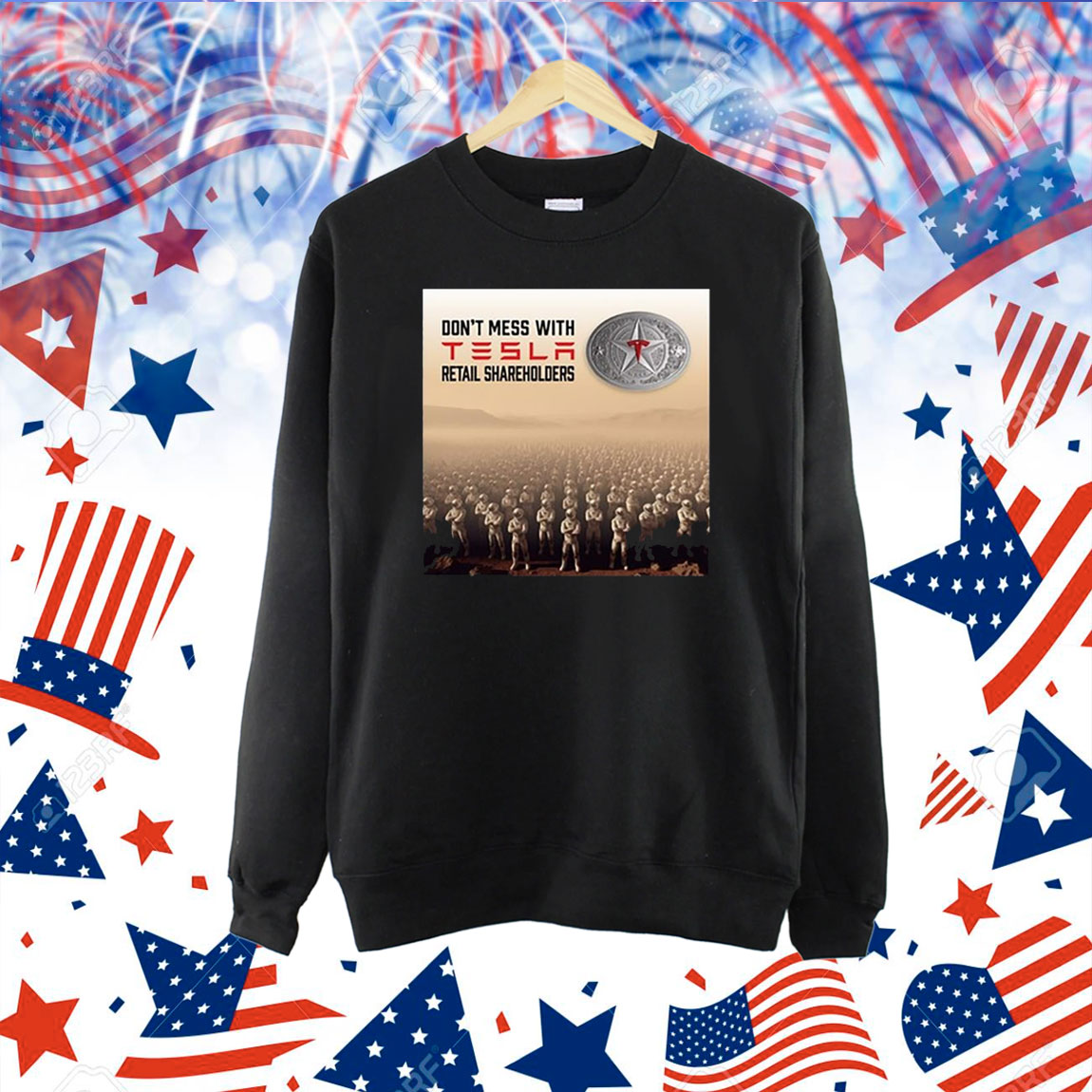 Official Don’t Mess With Tesla Retail Shareholders New Shirt