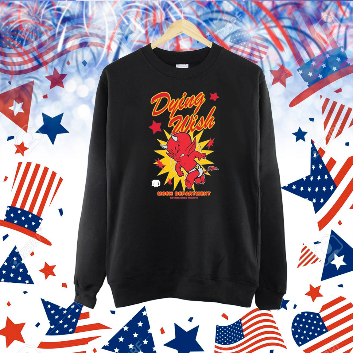 Official Dying Wish Devil Mosh Department Shirt