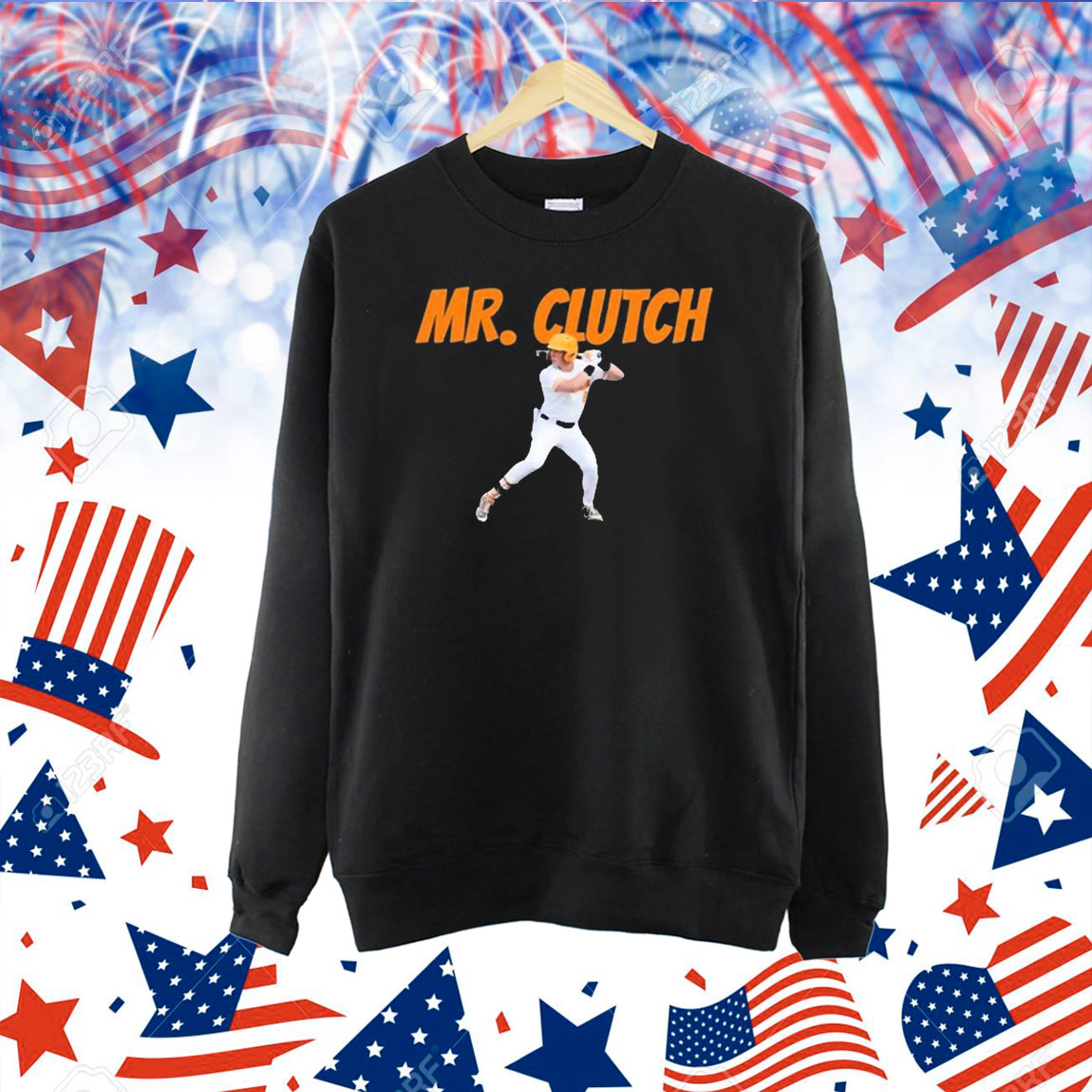 Official Dylan Dreiling Mr. Clutch Tennessee Athletics Baseball Shirt
