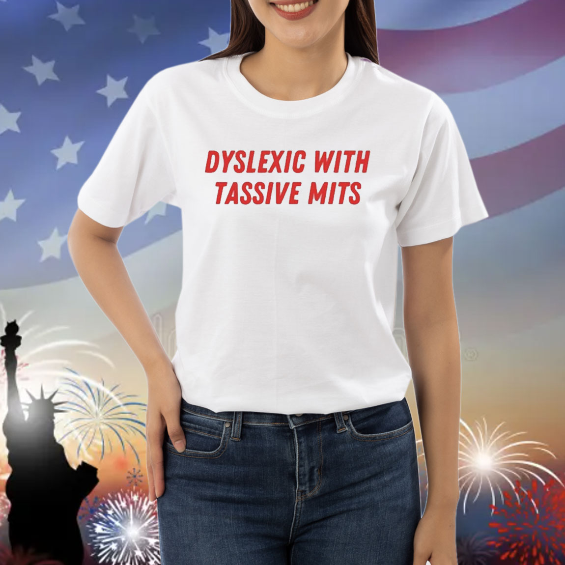 Official Dyslexic With Tassive Mits Shirt