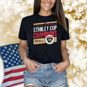 Official Florida Panthers Majestic Threads 2024 Stanley Cup Champions Tri-Blend Ringer Shirt