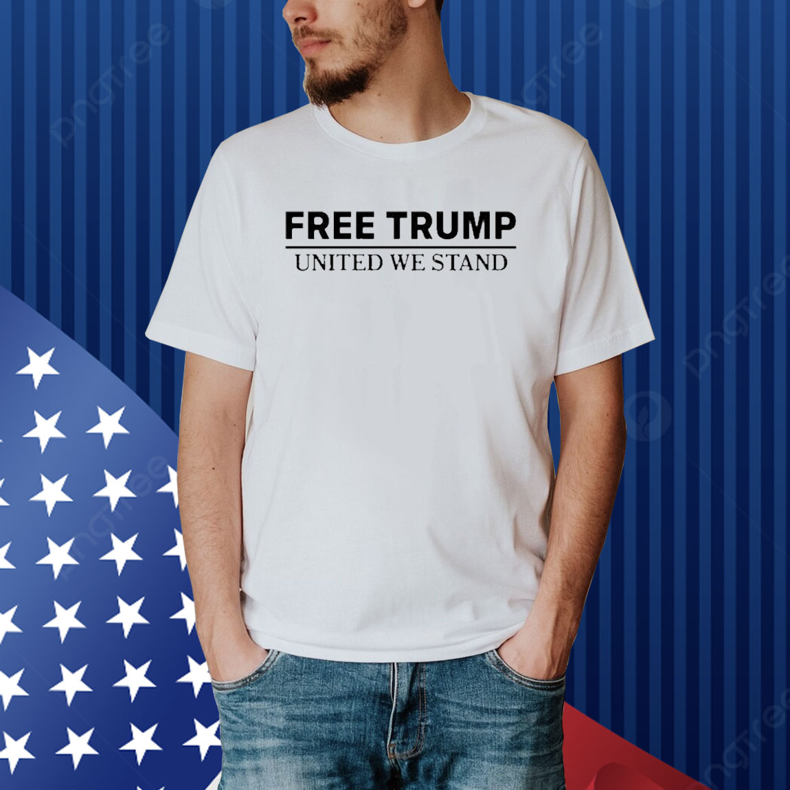 Official Free Trump United We Stand Shirt
