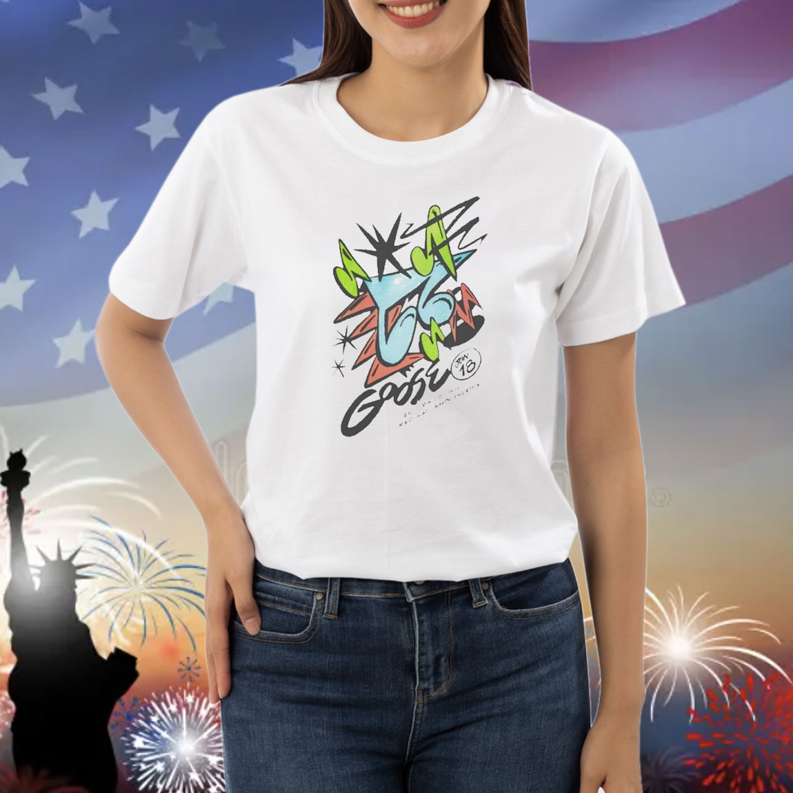 Official Goose June 18 2024 At Red Hat Amphitheater in Raleigh NC Shirt