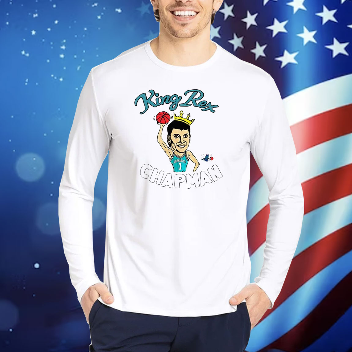 Official Hornets Team King Rex Chapman Shirt