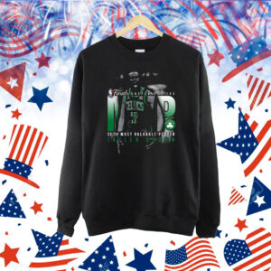 Official Jaylen Brown Boston Celtics 2024 NBA Finals MVP Most Valuable Player Full Court Sprint Shirt