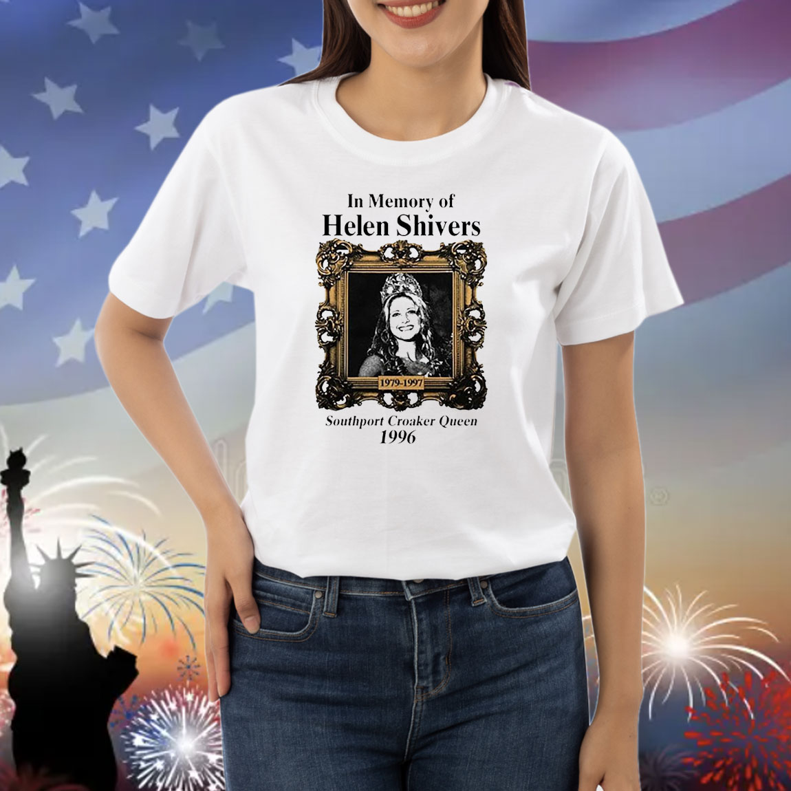 Official Josh Levesque In Memory Of Helen Shivers Southport Croaker Queen 1996 Shirt