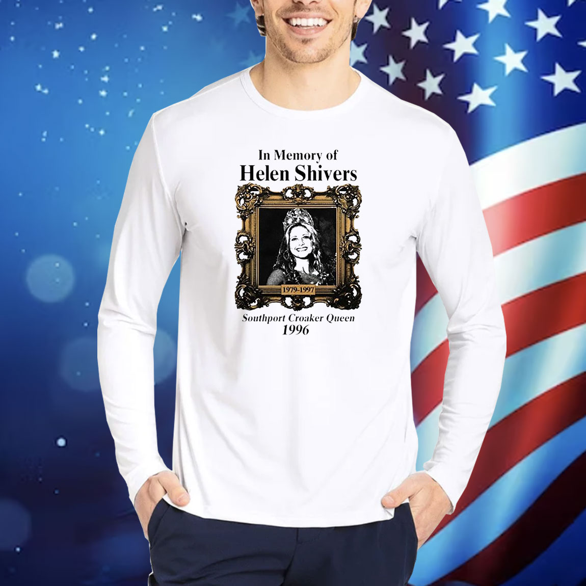 Official Josh Levesque In Memory Of Helen Shivers Southport Croaker Queen 1996 Shirt
