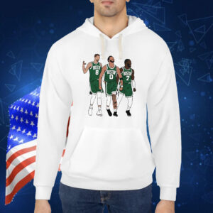 Official Kristaps Porzingis, Jayson Tatum And Jaylen Brown Big 3 Boston Celtics Shirt