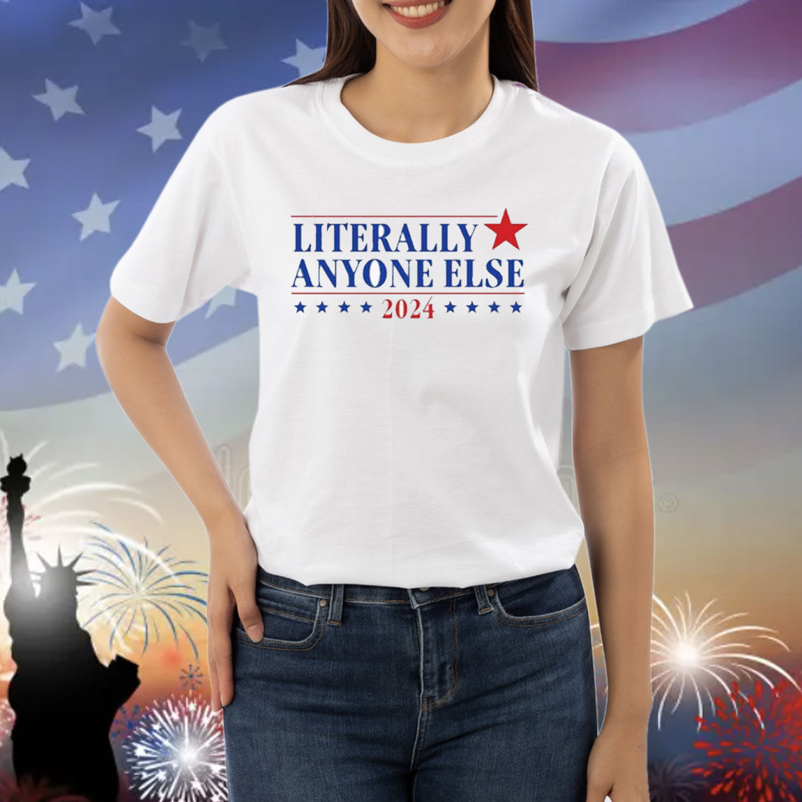 Official Literally Anyone Else 2024 Shirt