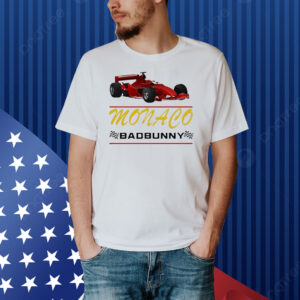 Official Most Wanted Tour Monaco Race Car Tour Badbunny Shirt