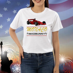 Official Most Wanted Tour Monaco Race Car Tour Badbunny Shirt