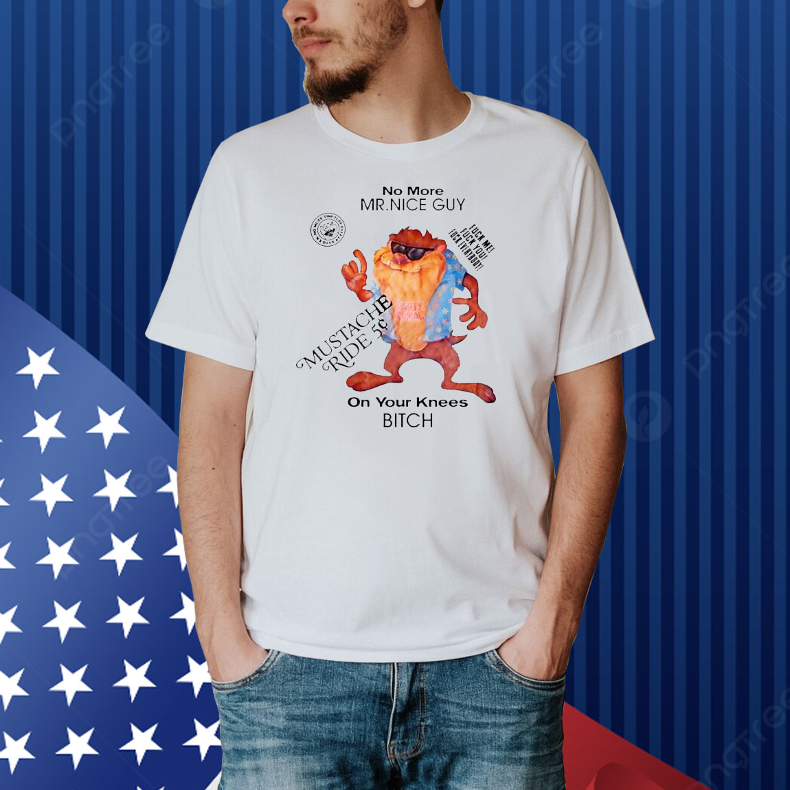Official No More Mr Nice Guy On Your Knees Bitck Shirt