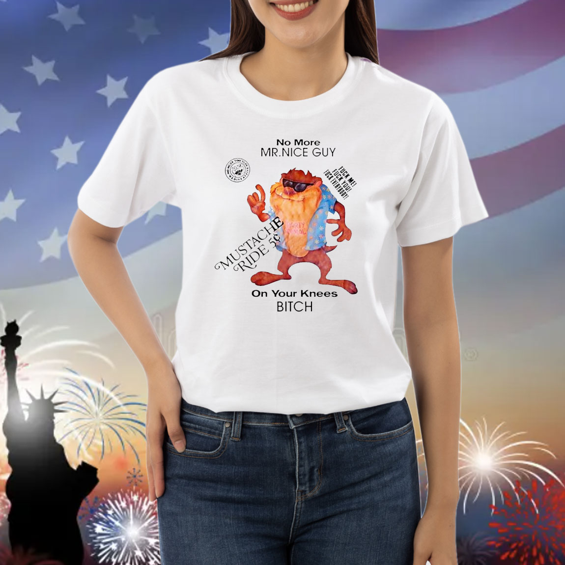 Official No More Mr Nice Guy On Your Knees Bitck Shirt