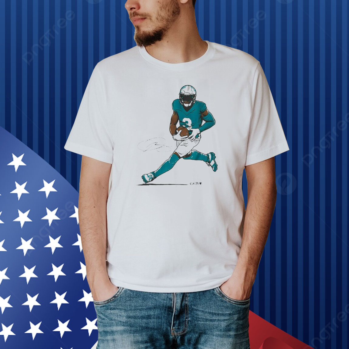 Official Odell Beckham Jr Miami Dolphins Superstar Pose signature Shirt