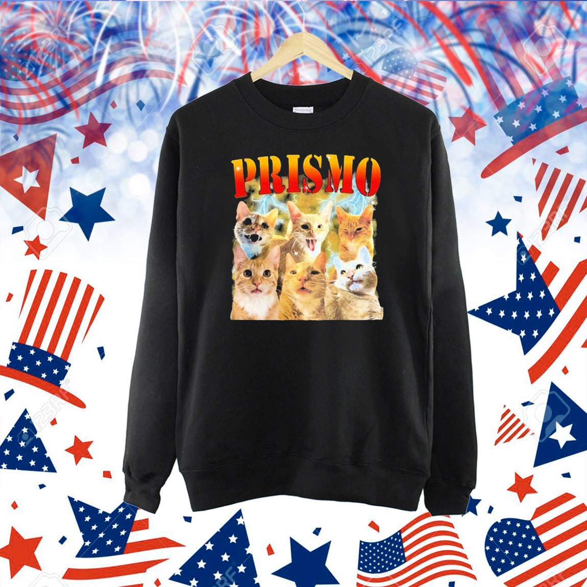 Official Oneorangebraincell Prismo Cat Shirt