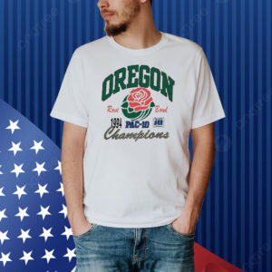 Official Payton Pritchard Wearing Oregon Pac-10 Champions Rose Bowl 1994 Shirt